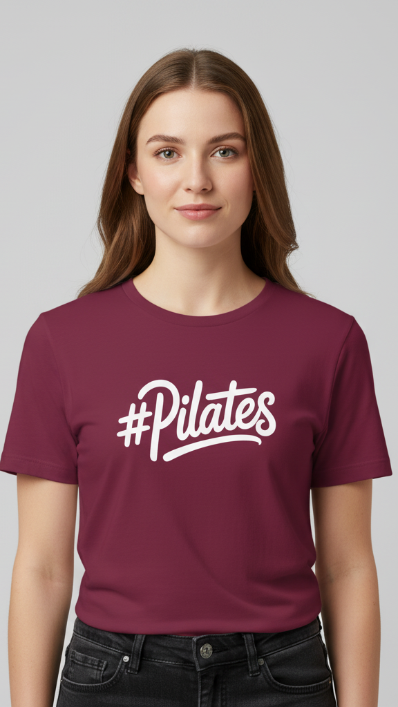 "#Pilates" Modern T-shirt