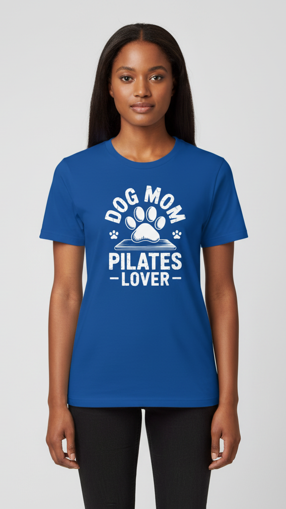 "Dog Mom Pilates Lover" T-shirt