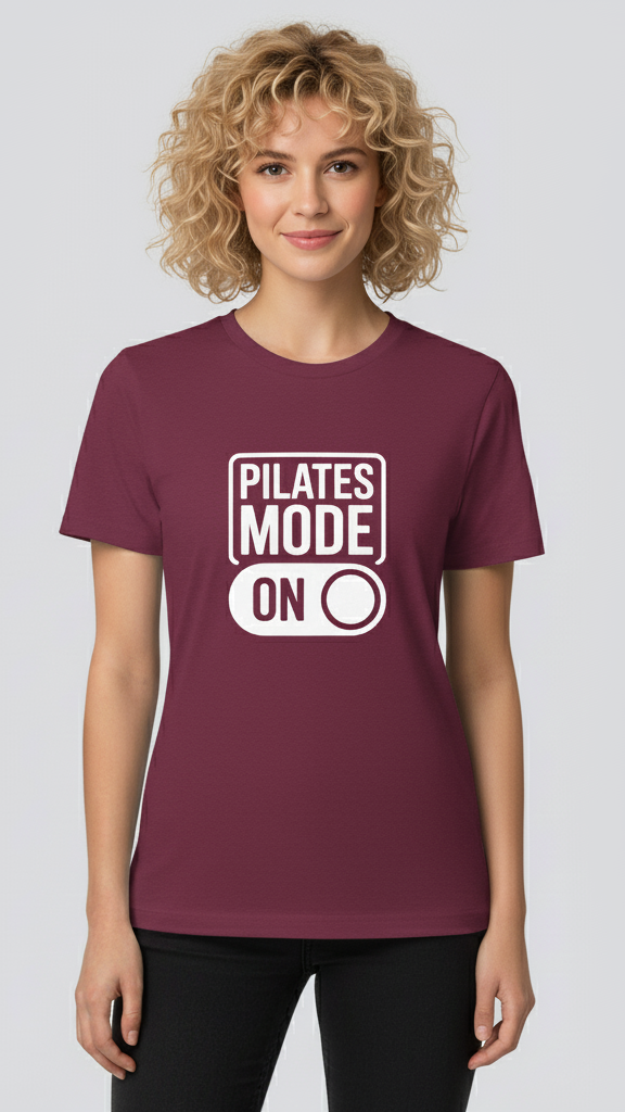"Pilates Mode On" Activation Toggle T-shirt