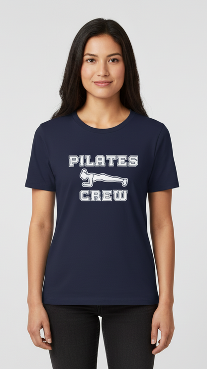 "Pilates Crew" Plank Pose Graphic T-shirt