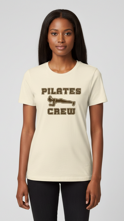 "Pilates Crew" Plank Pose Graphic T-shirt
