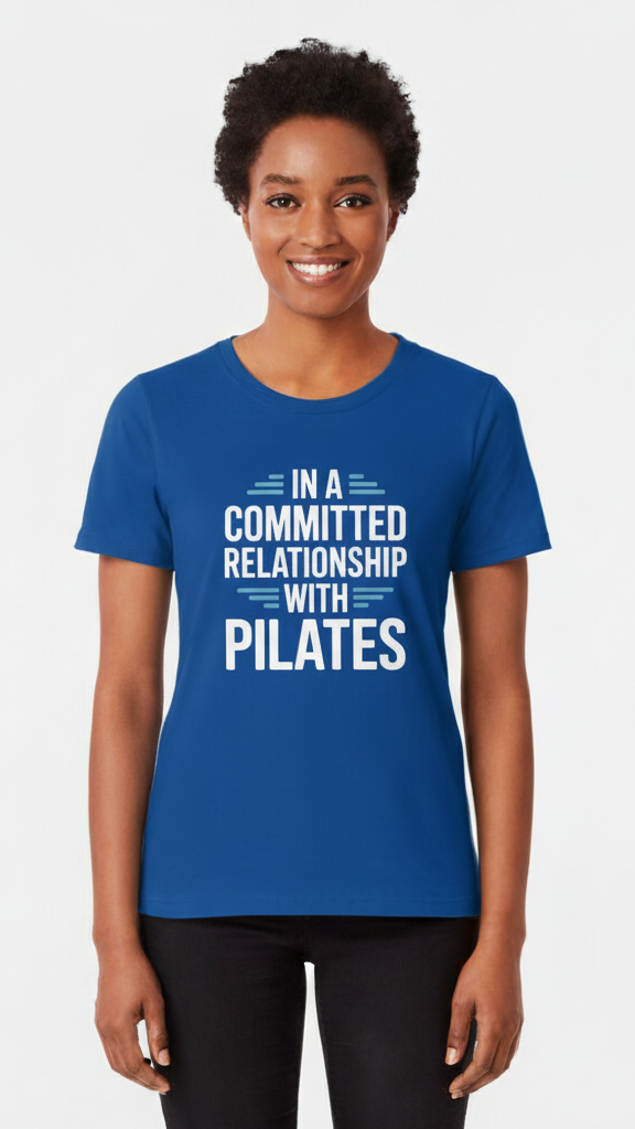 "In A Committed Relationship With Pilates" T-shirt