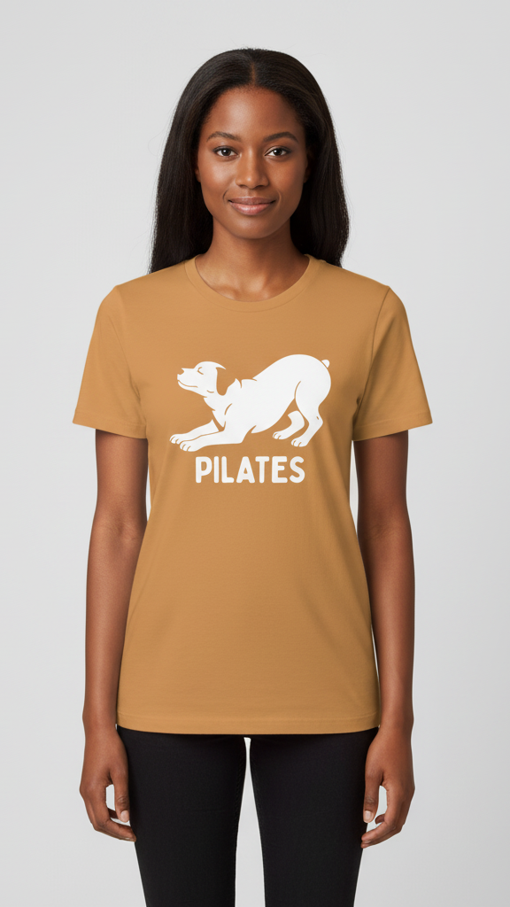 "Pilates" Playful Dog T-shirt