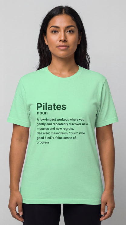 "Pilates Noun" Dictionary Definition #1 T-shirt