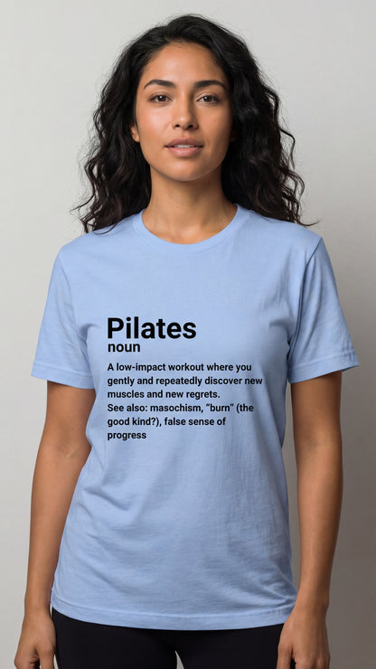 "Pilates Noun" Dictionary Definition #1 T-shirt