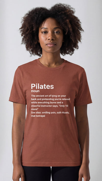 "Pilates Noun" Dictionary Definition #2 T-shirt