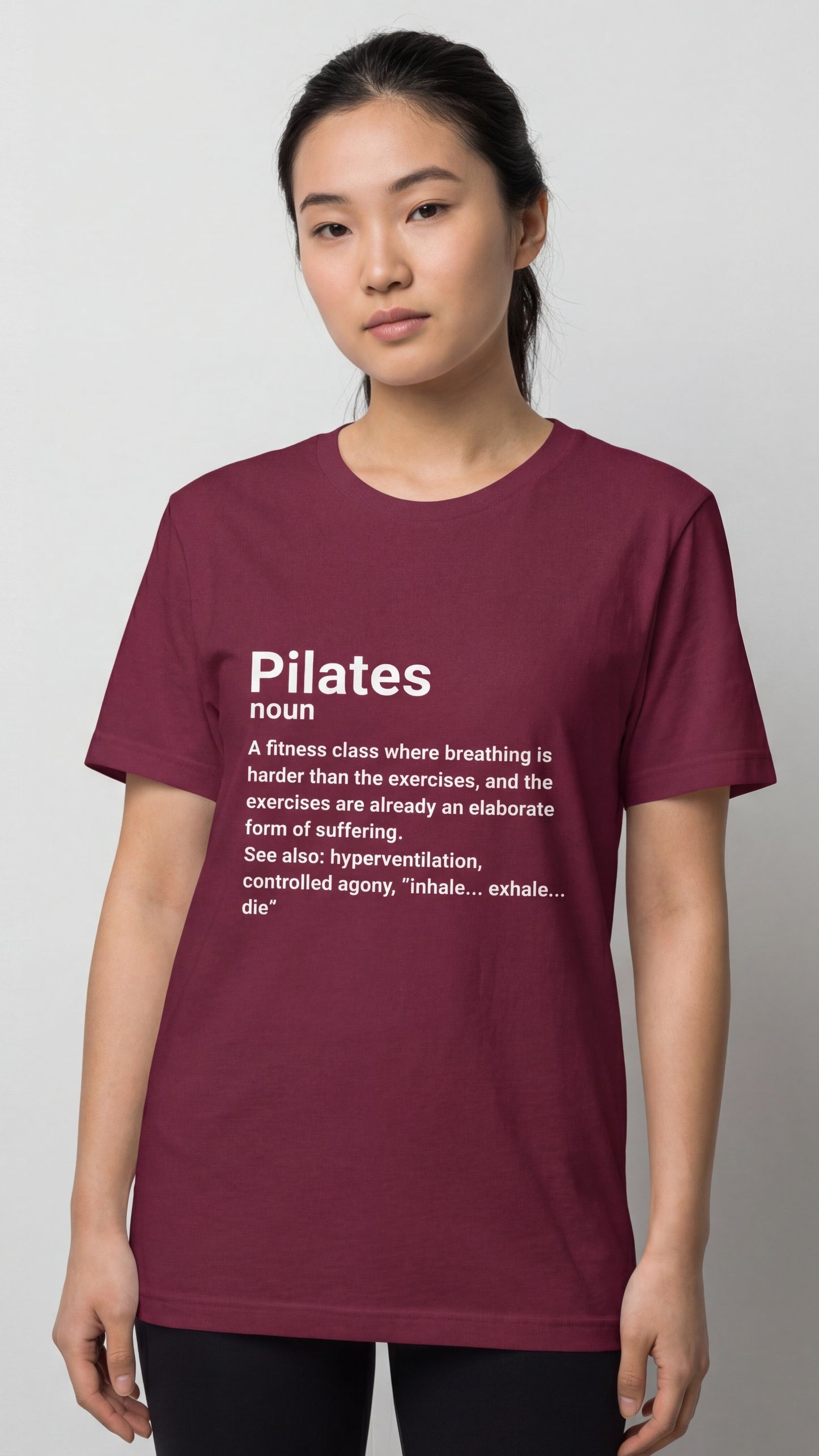 "Pilates Noun" Dictionary Definition #3 T-shirt