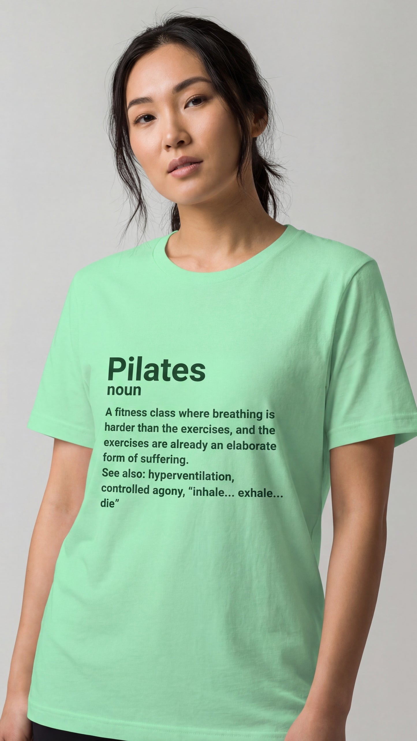 "Pilates Noun" Dictionary Definition #3 T-shirt