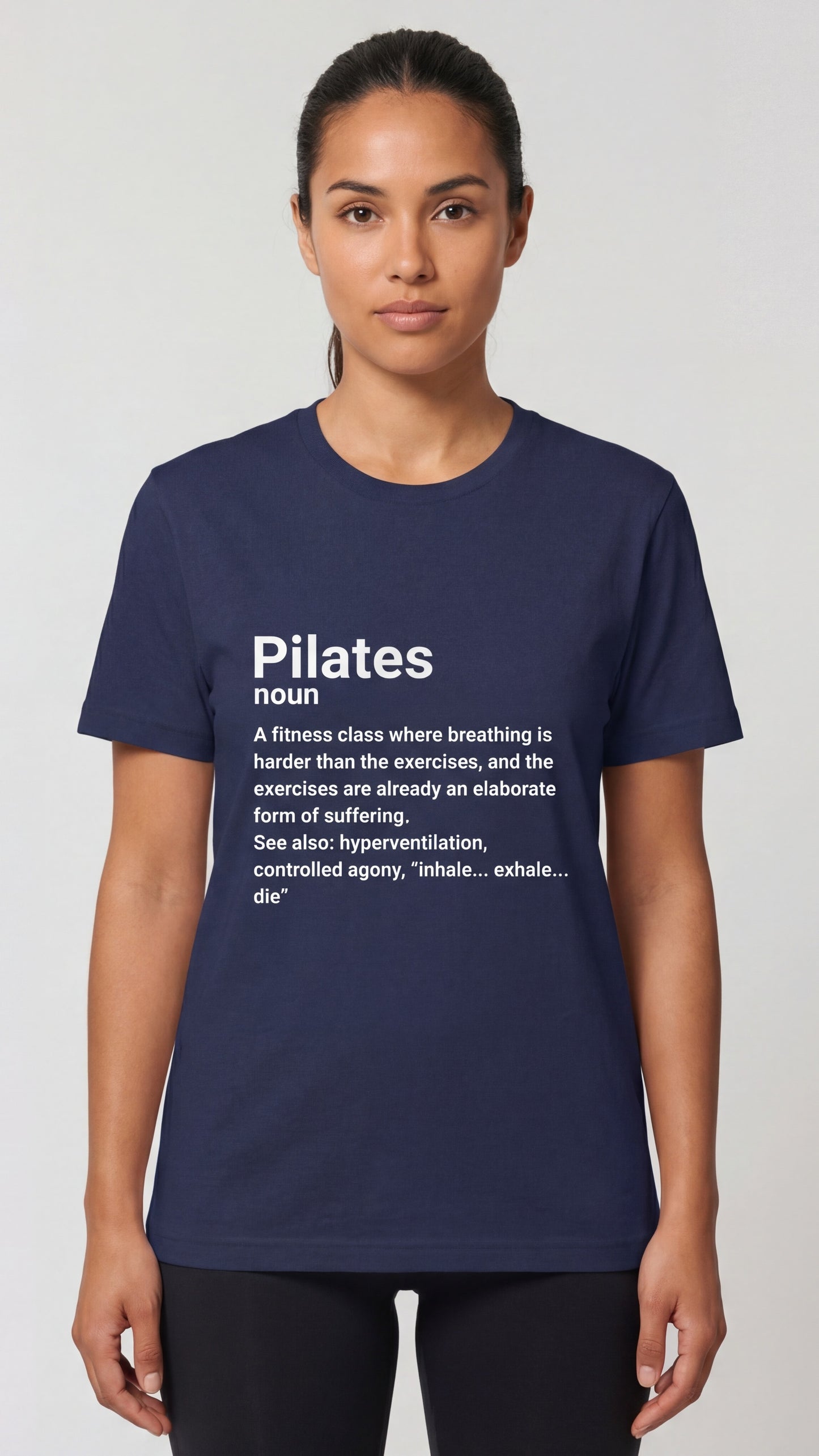 "Pilates Noun" Dictionary Definition #3 T-shirt