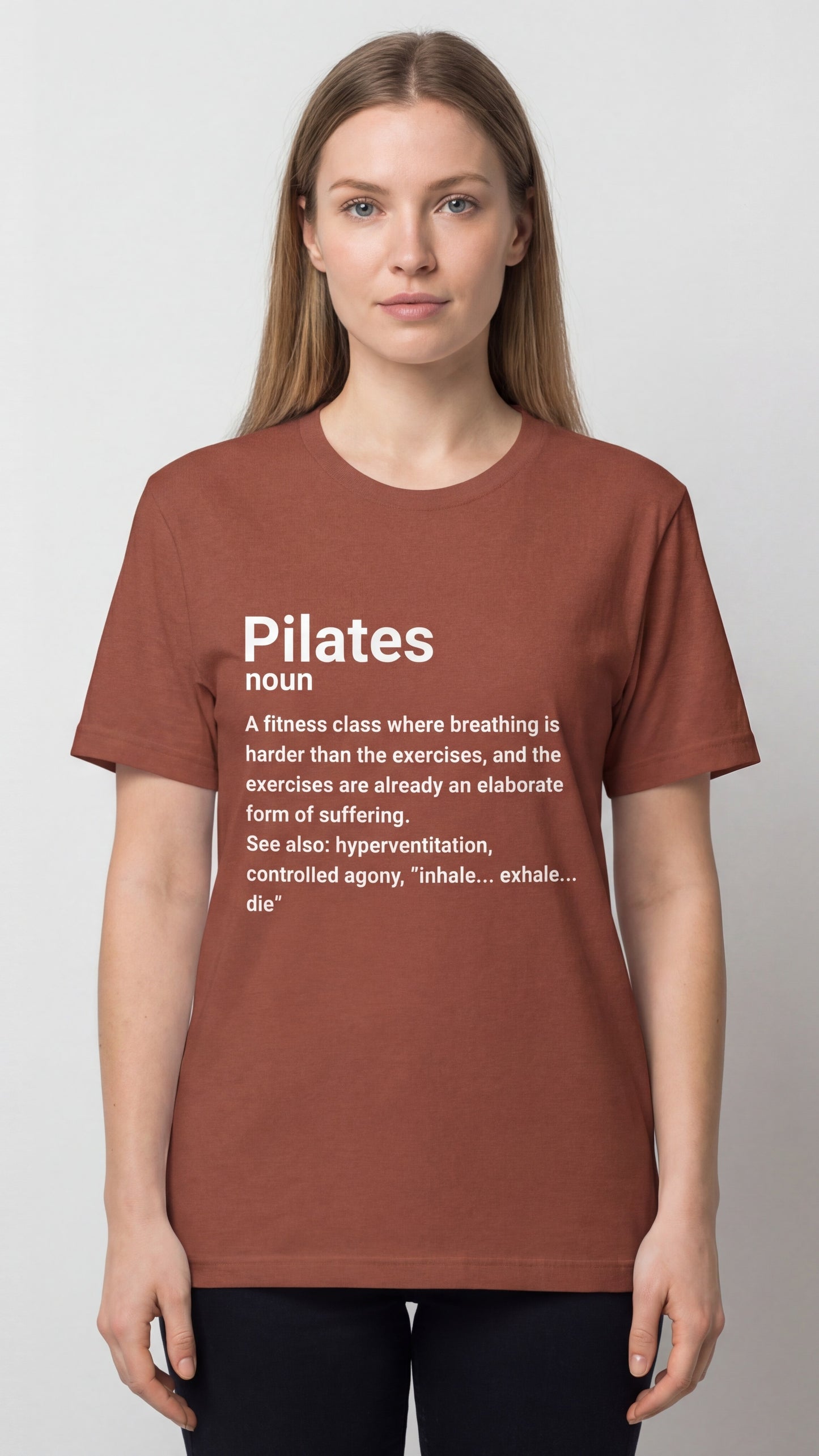 "Pilates Noun" Dictionary Definition #3 T-shirt