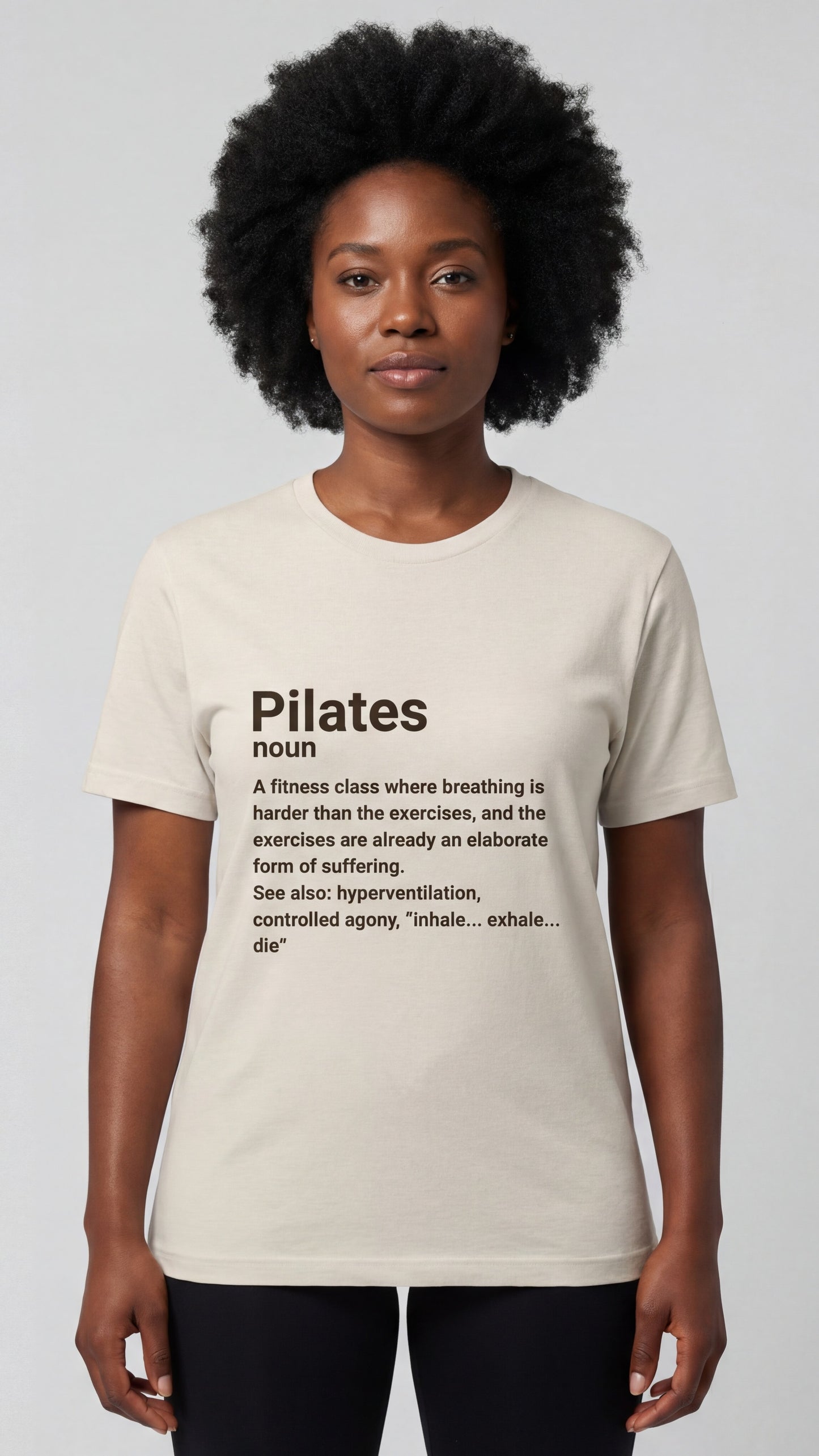 "Pilates Noun" Dictionary Definition #3 T-shirt