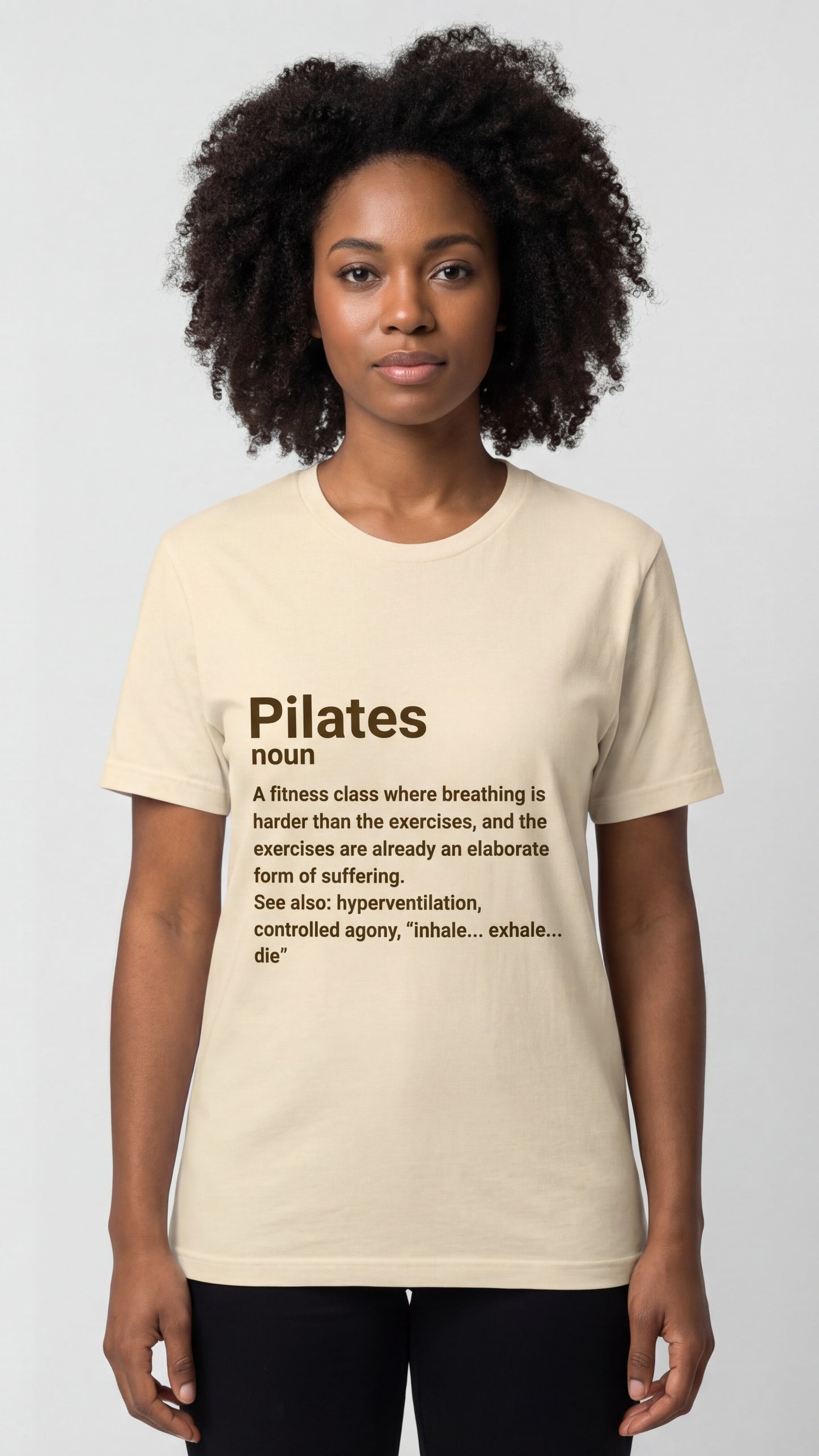 "Pilates Noun" Dictionary Definition #3 T-shirt