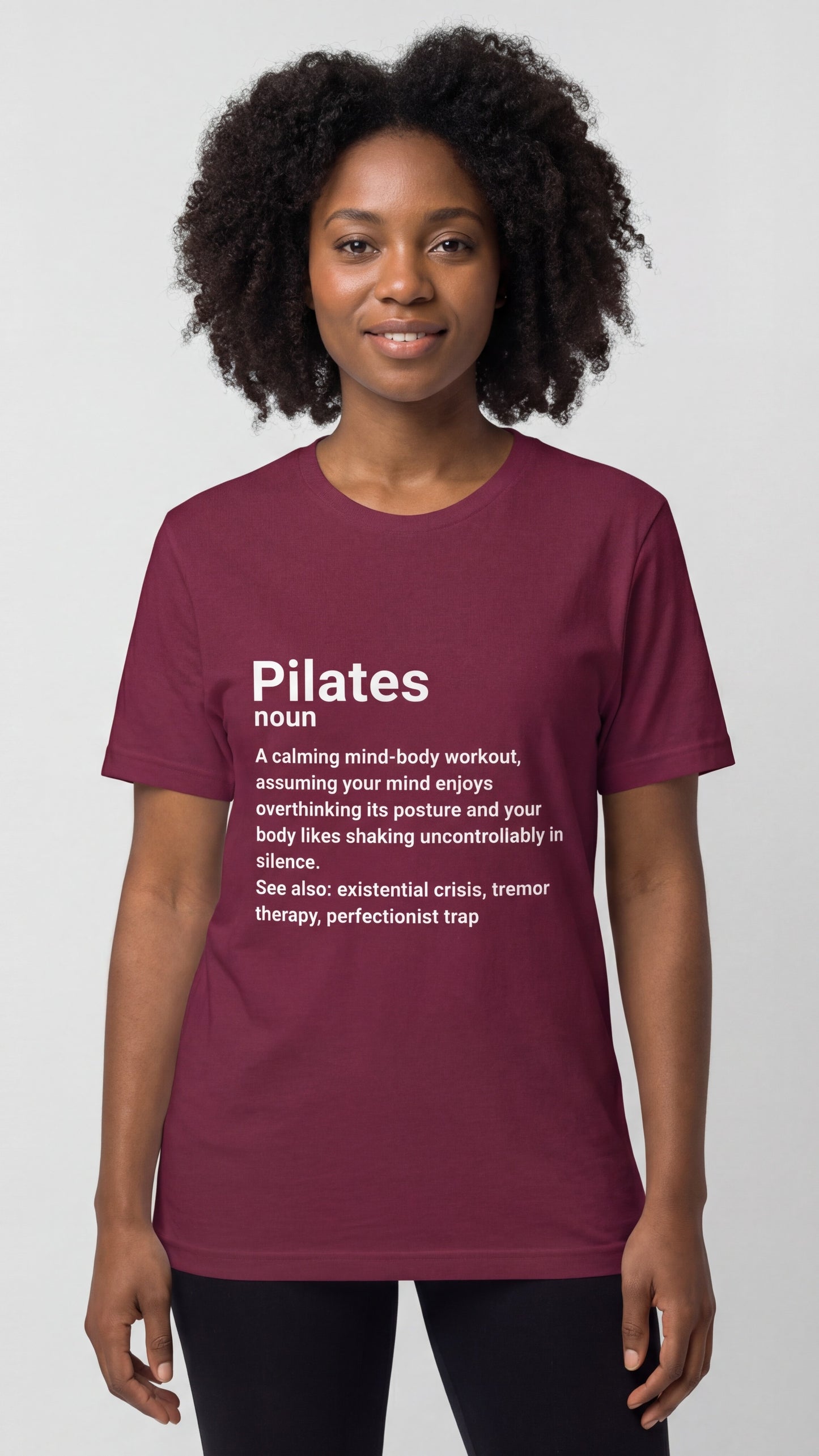 "Pilates Noun" Dictionary Definition #4 T-shirt
