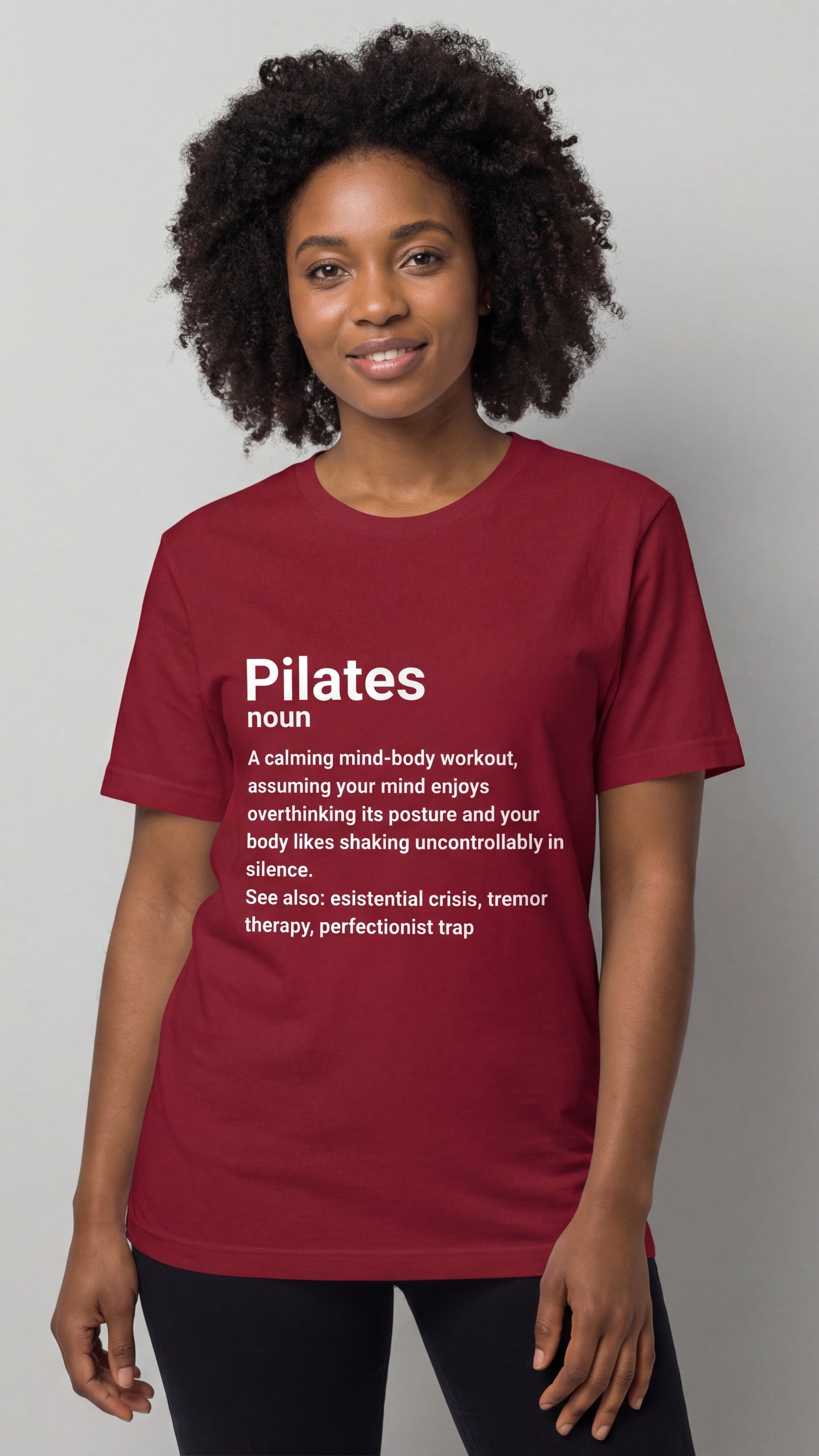 "Pilates Noun" Dictionary Definition #4 T-shirt