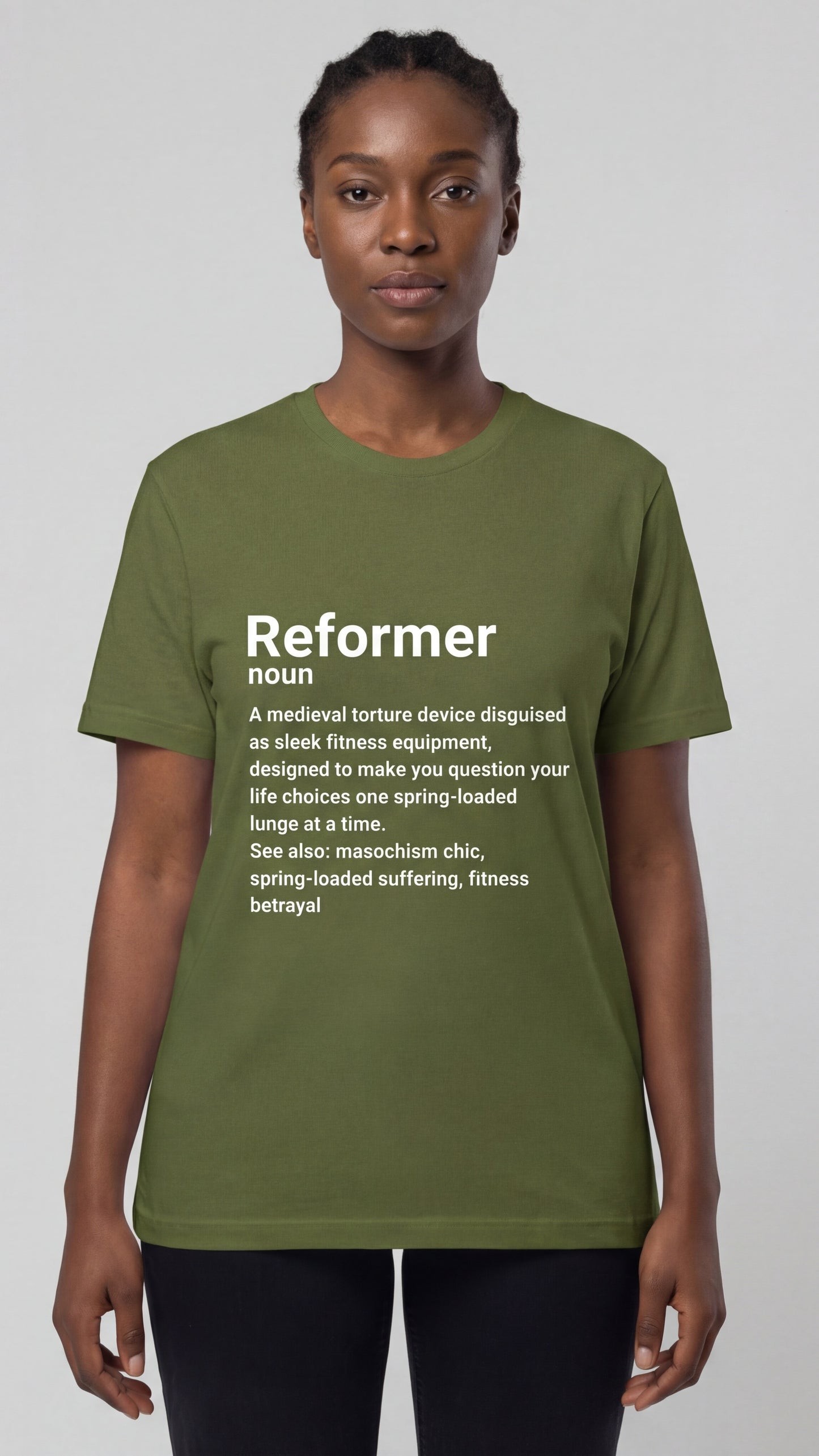 "Reformer Noun" Definition T-shirt