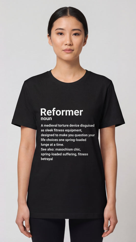 "Reformer Noun" Definition T-shirt