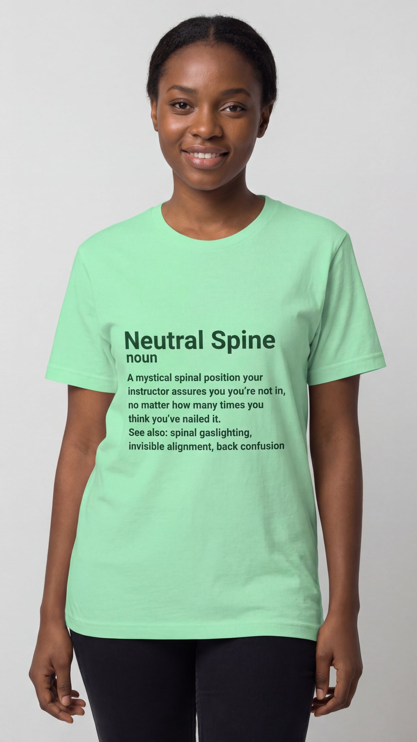 "Neutral Spine" Definition T-shirt