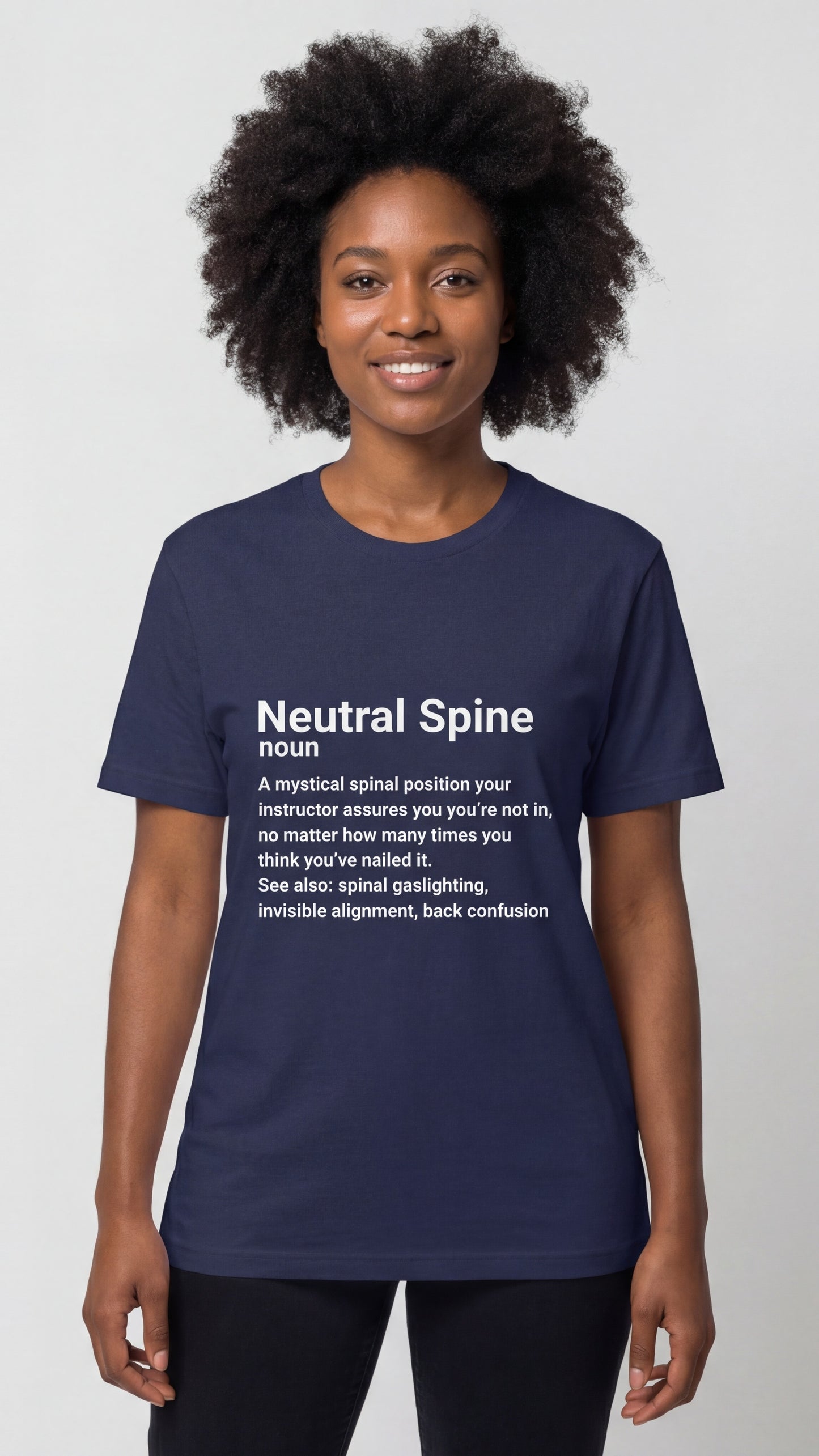 "Neutral Spine" Definition T-shirt