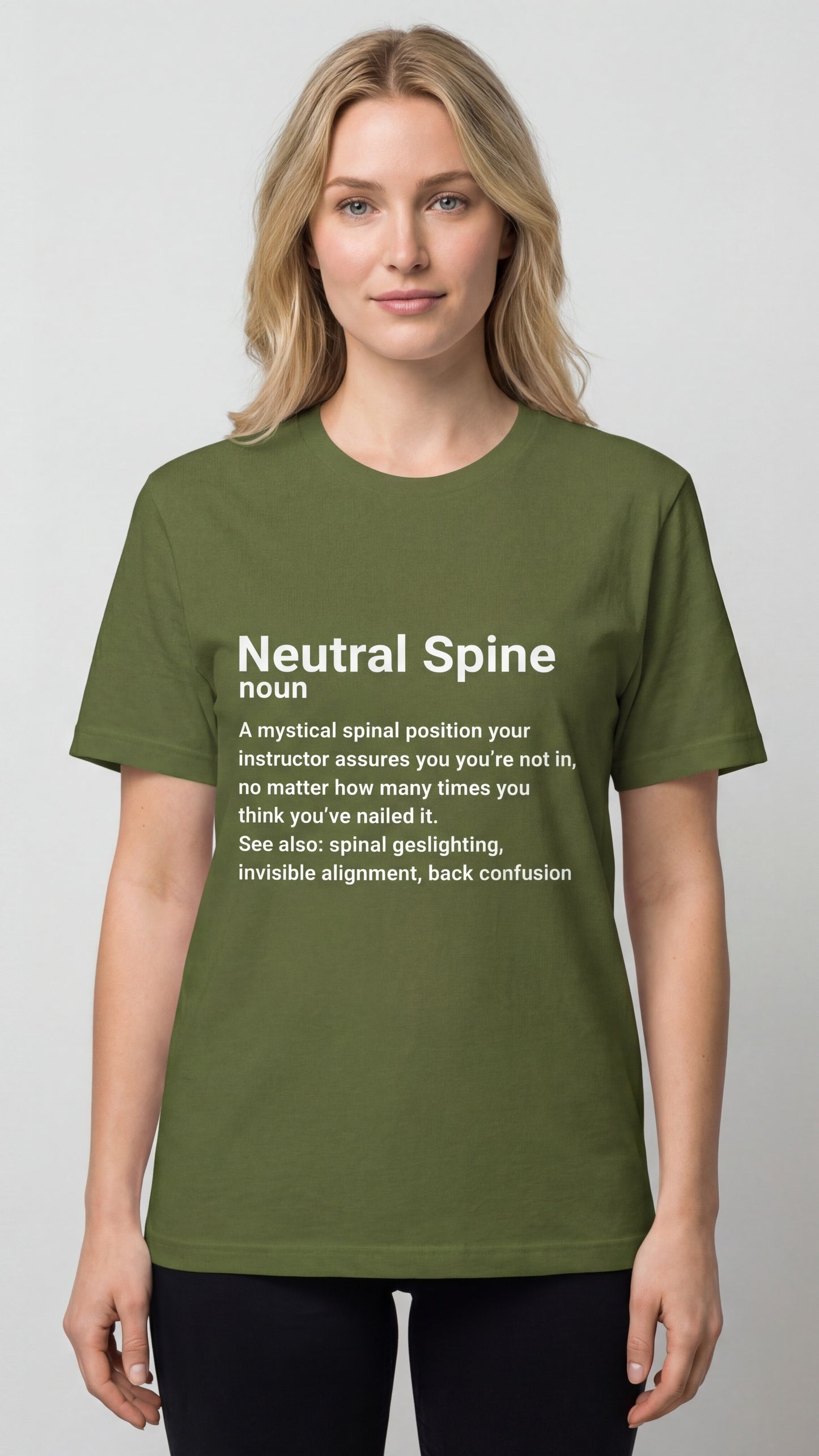 "Neutral Spine" Definition T-shirt