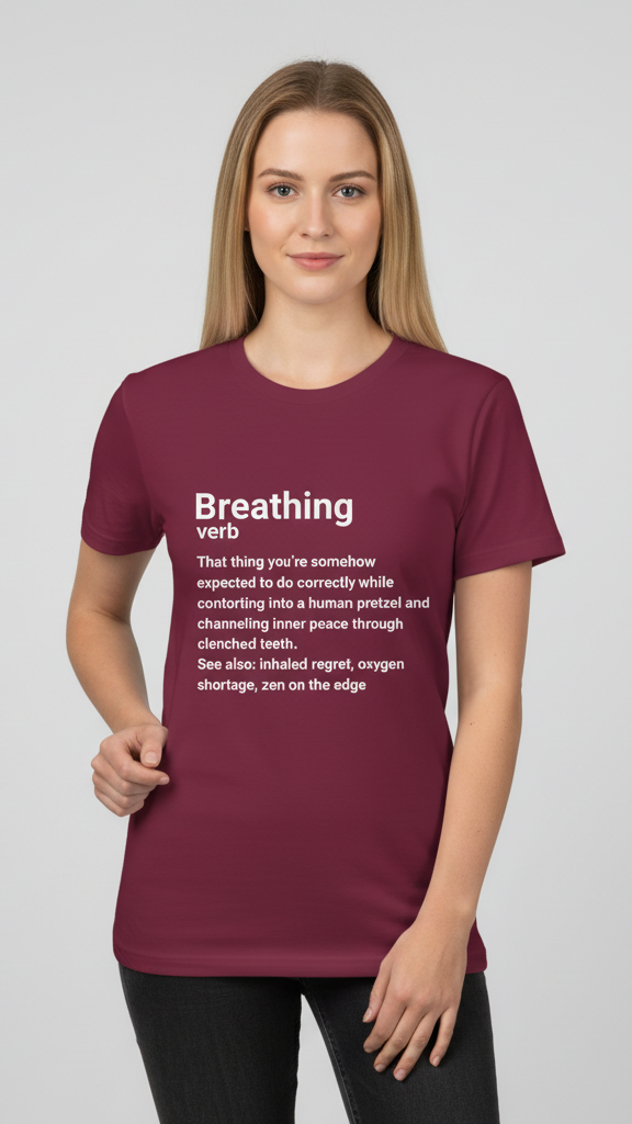 "Breathing Verb" Dictionary T-shirt