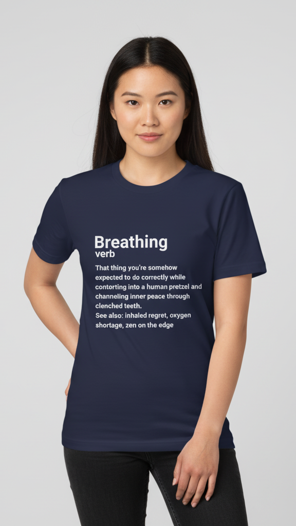 "Breathing Verb" Dictionary T-shirt