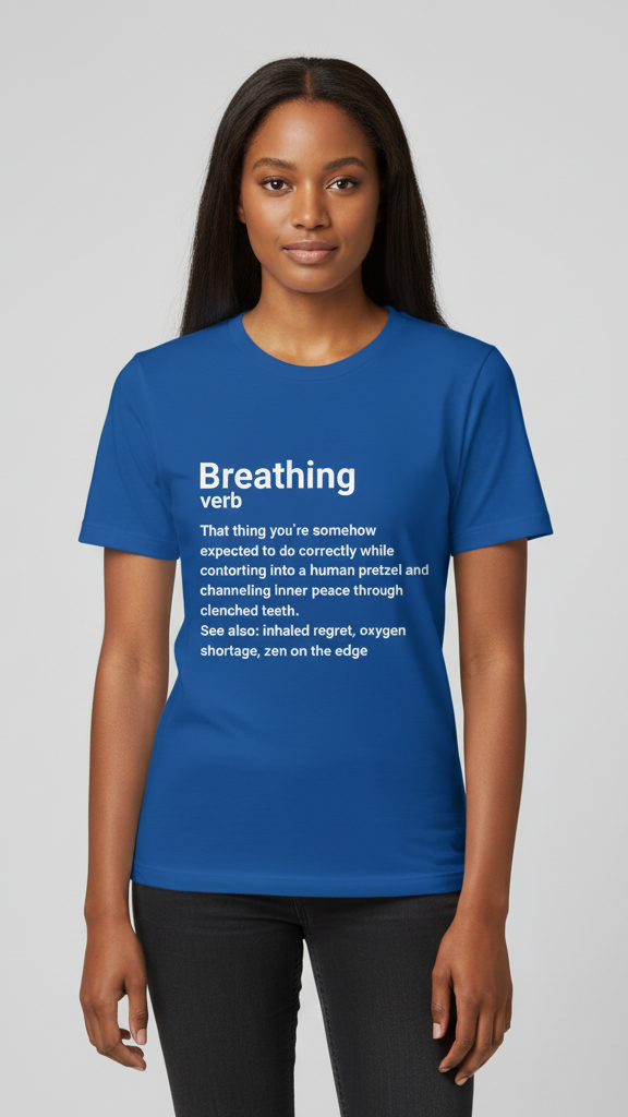 "Breathing Verb" Dictionary T-shirt