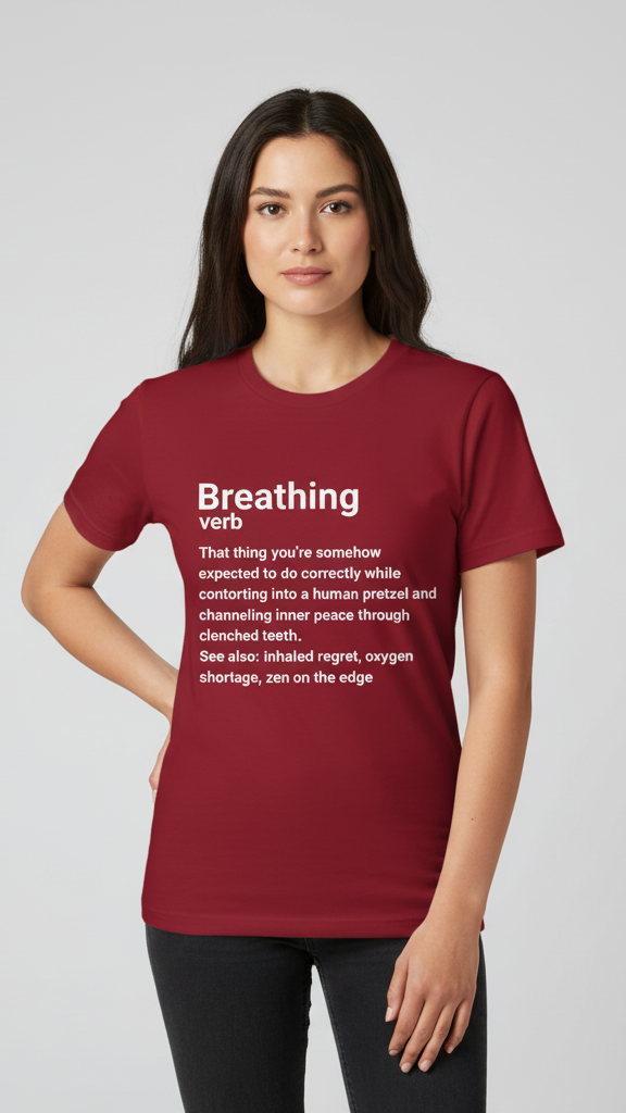 "Breathing Verb" Dictionary T-shirt