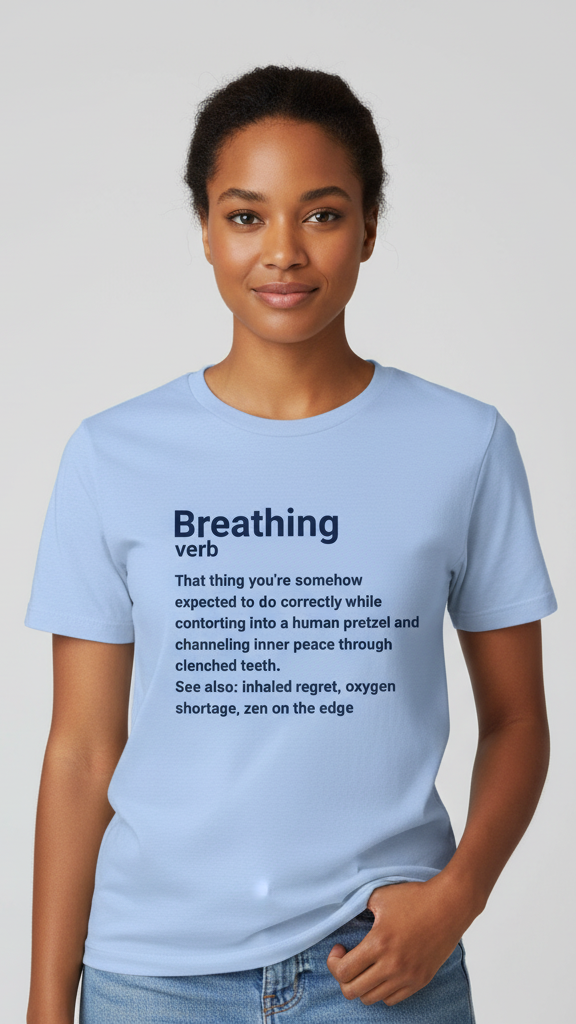 "Breathing Verb" Dictionary T-shirt