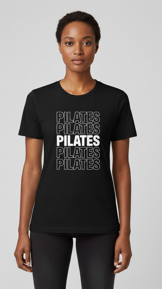 "Pilates" Stacked T-shirt