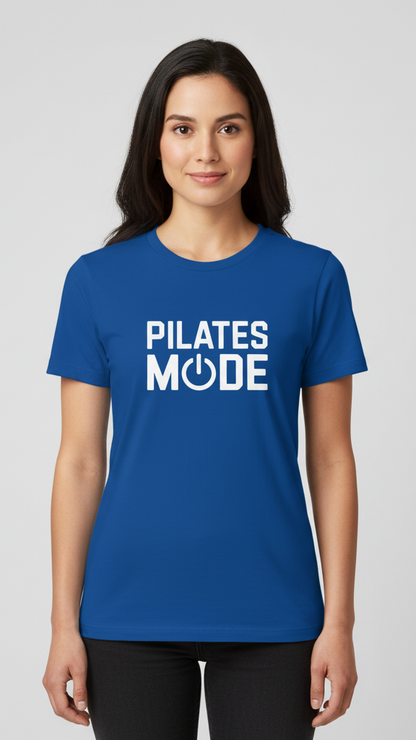 "Pilates Mode" Bold Power On T-shirt