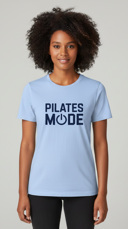 "Pilates Mode" Bold Power On T-shirt