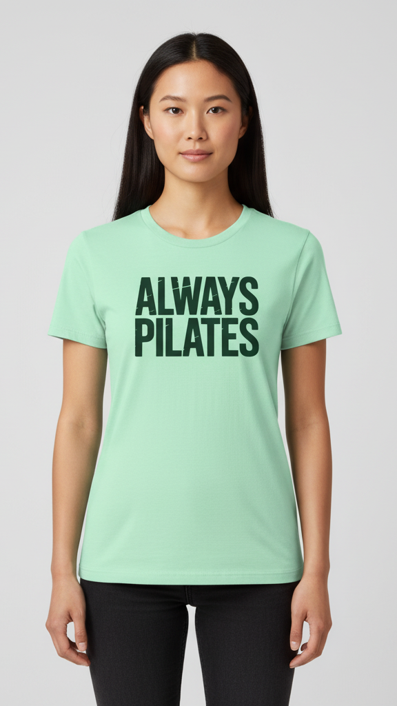 "Always Pilates" Rugged Block T-shirt
