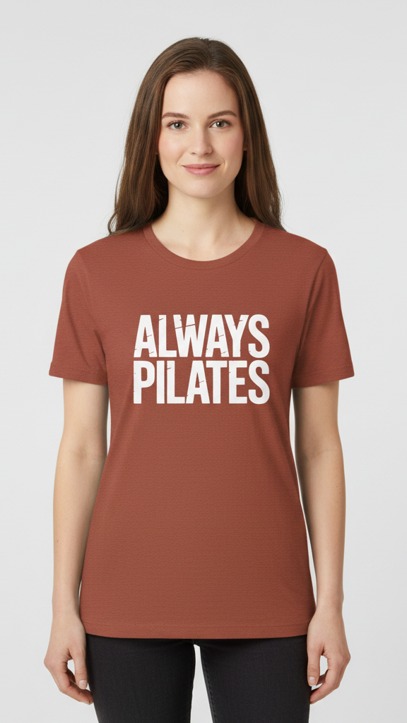 "Always Pilates" Rugged Block T-shirt