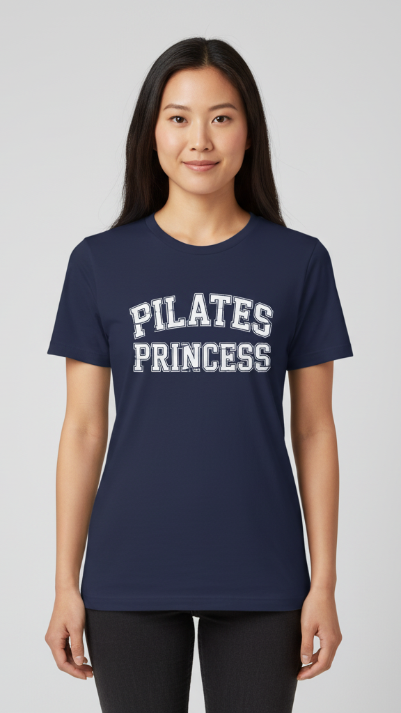 "Pilates Princess" Collegiate T-shirt