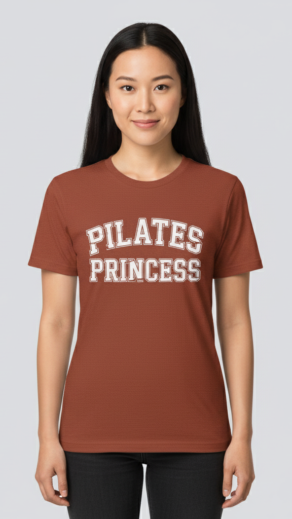 "Pilates Princess" Collegiate T-shirt