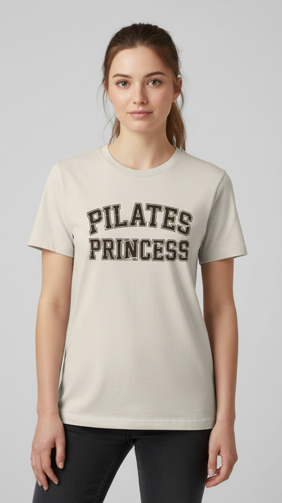 "Pilates Princess" Collegiate T-shirt