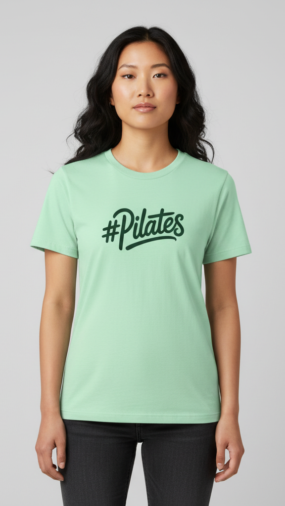 "#Pilates" Modern T-shirt