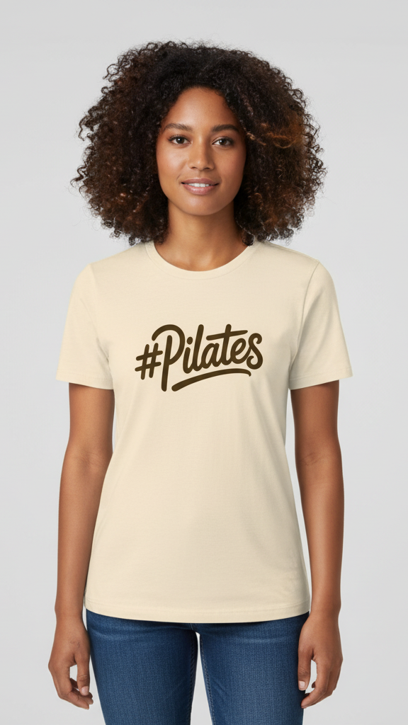 "#Pilates" Modern T-shirt