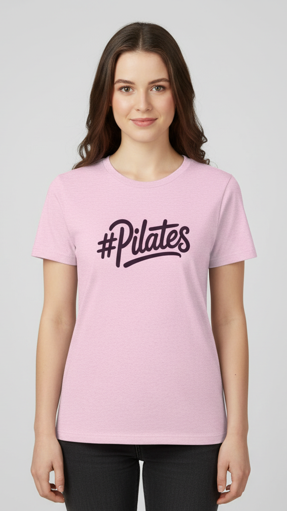 "#Pilates" Modern T-shirt
