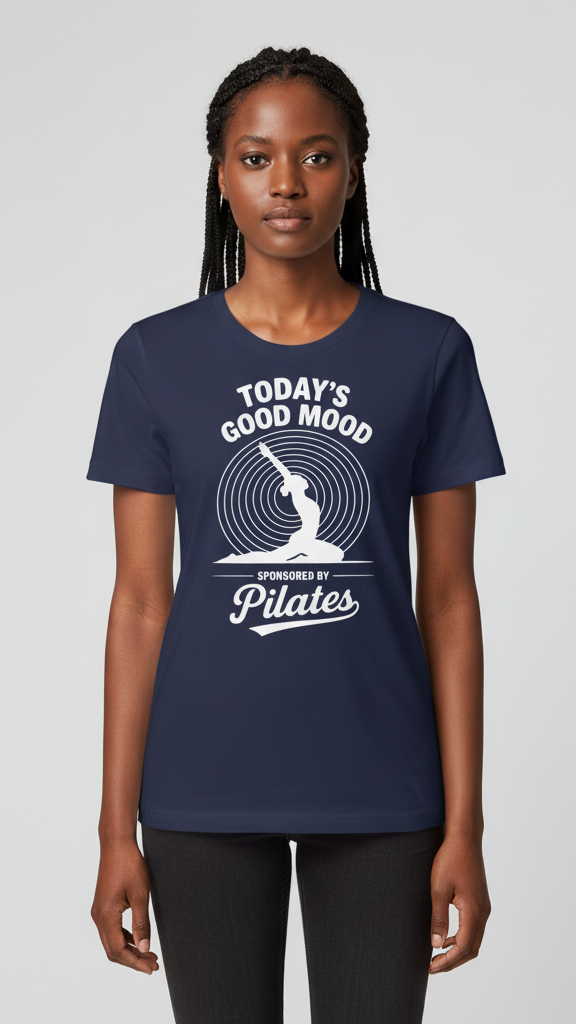 "Today's Good Mood Sponsored By Pilates" T-shirt