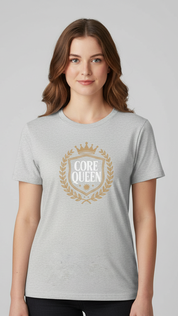 "Core Queen" Regal Emblem T-shirt