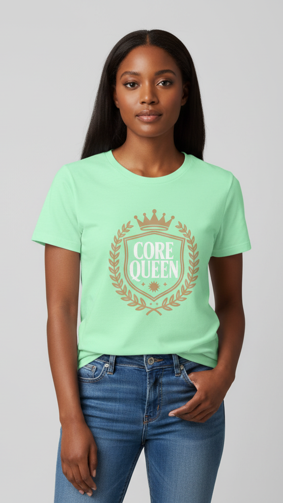 "Core Queen" Regal Emblem T-shirt
