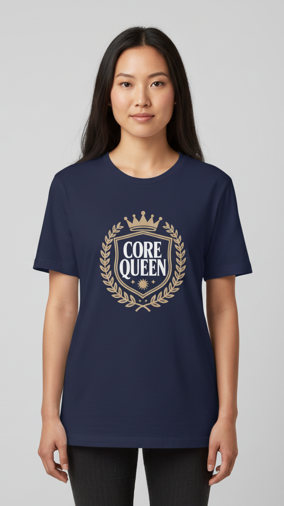 "Core Queen" Regal Emblem T-shirt