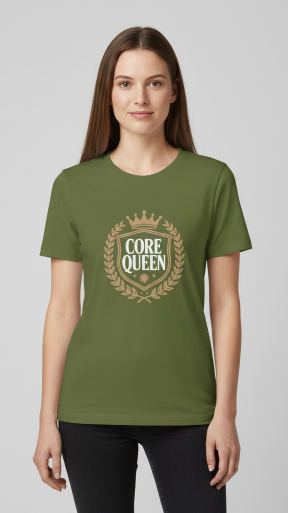 "Core Queen" Regal Emblem T-shirt