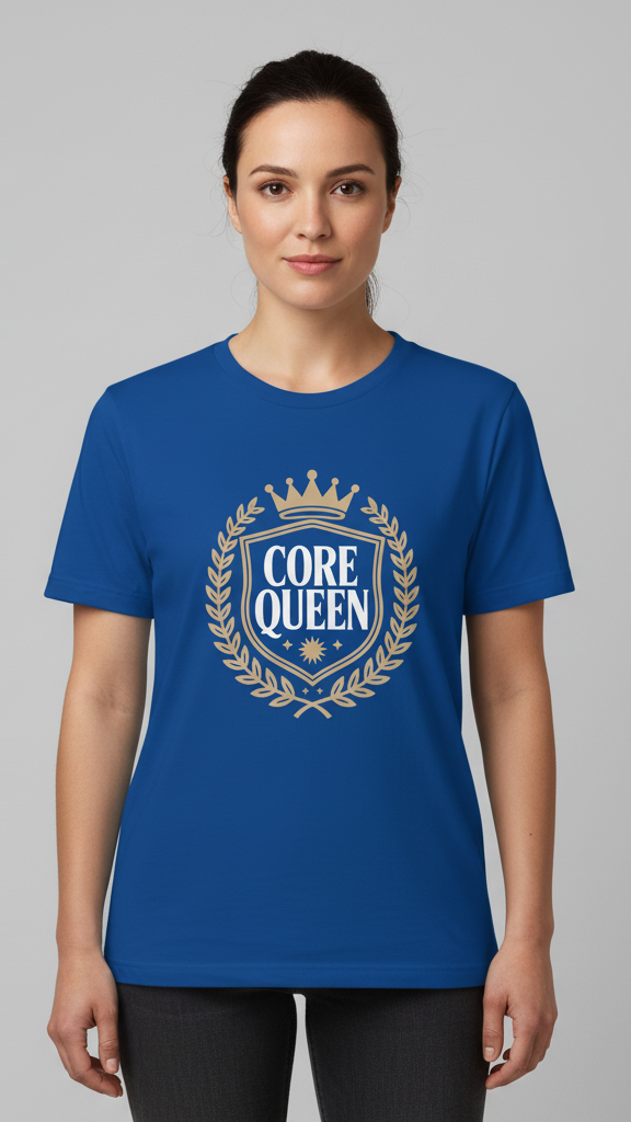 "Core Queen" Regal Emblem T-shirt