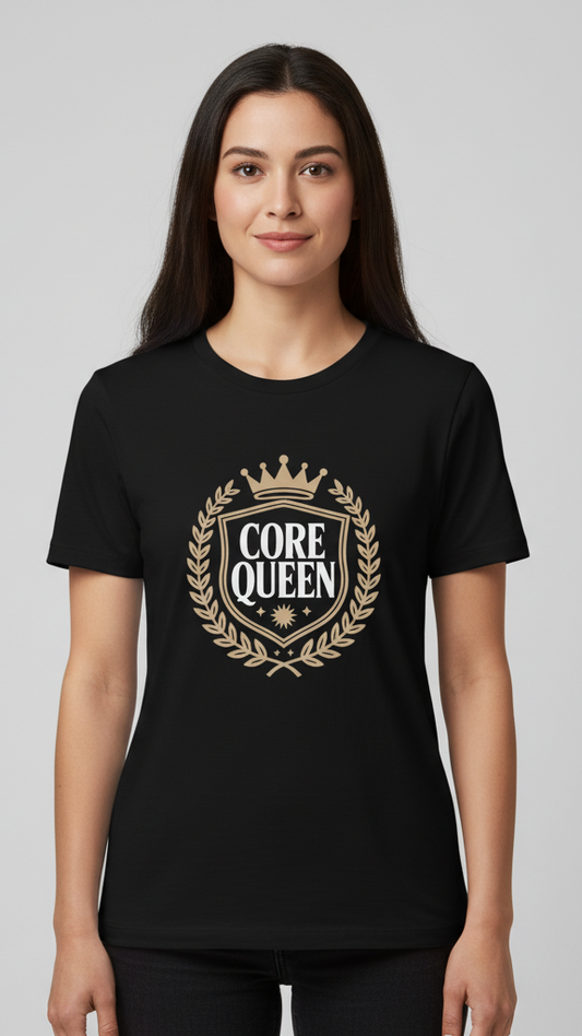 "Core Queen" Regal Emblem T-shirt