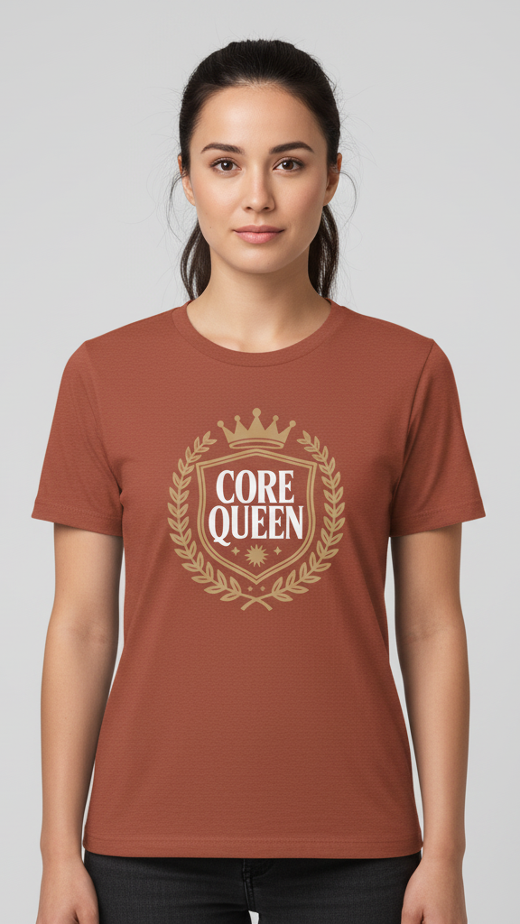 "Core Queen" Regal Emblem T-shirt