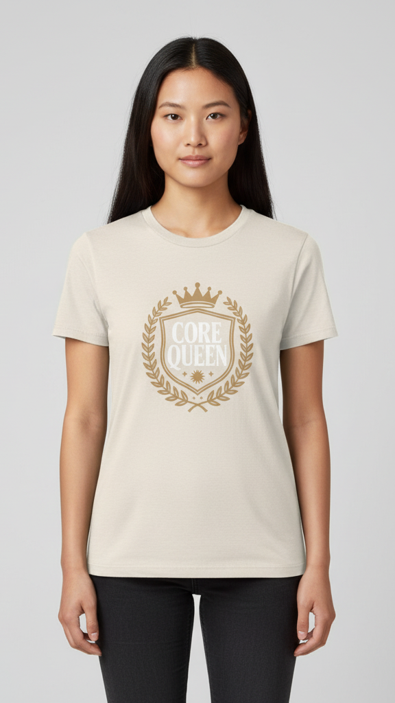 "Core Queen" Regal Emblem T-shirt