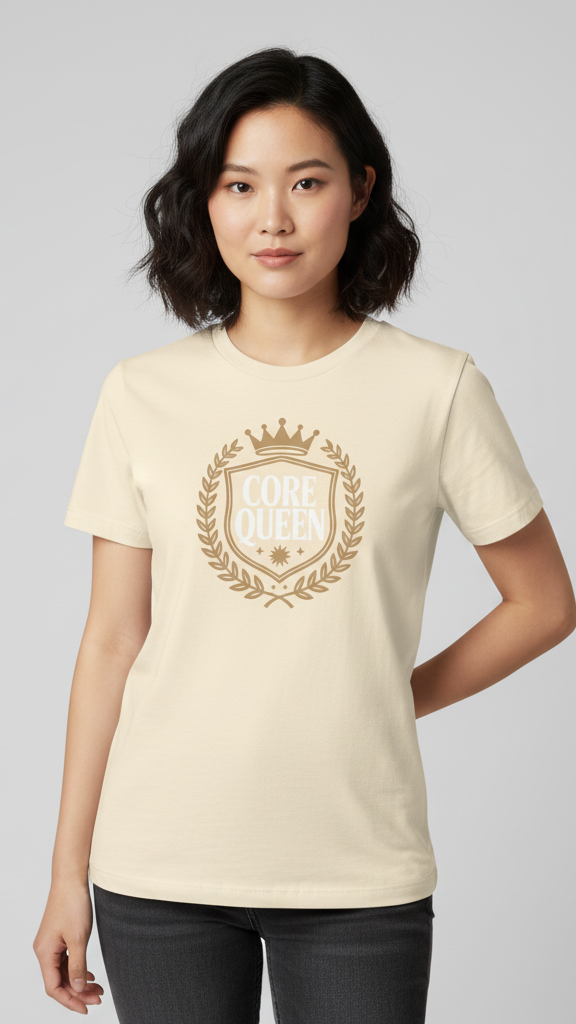 "Core Queen" Regal Emblem T-shirt