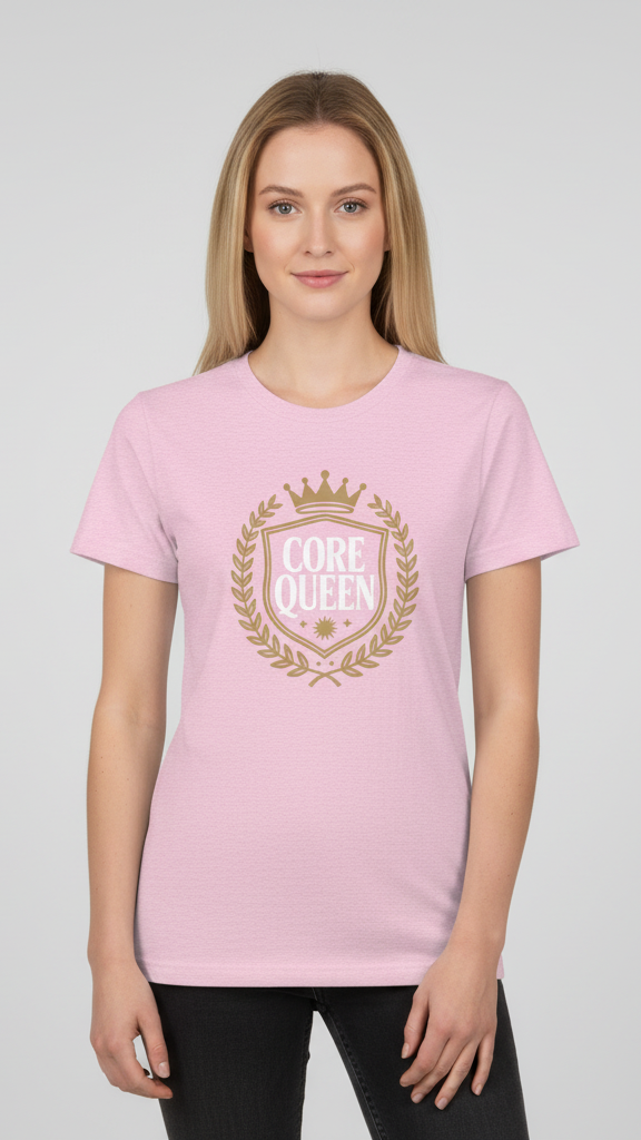 "Core Queen" Regal Emblem T-shirt